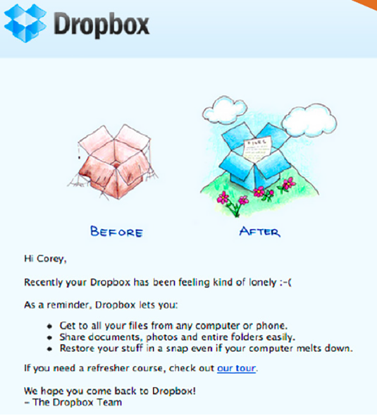 Dropbox email