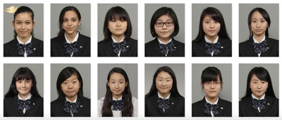 Tấm ảnh thẻ thiếu tự tin của các nữ sinh Nhật Bản 