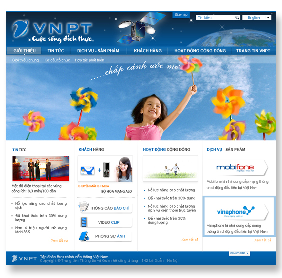 home1 Sắp ra mắt website mới Tập đoàn Bưu chính viễn thông Việt Nam   VNPT