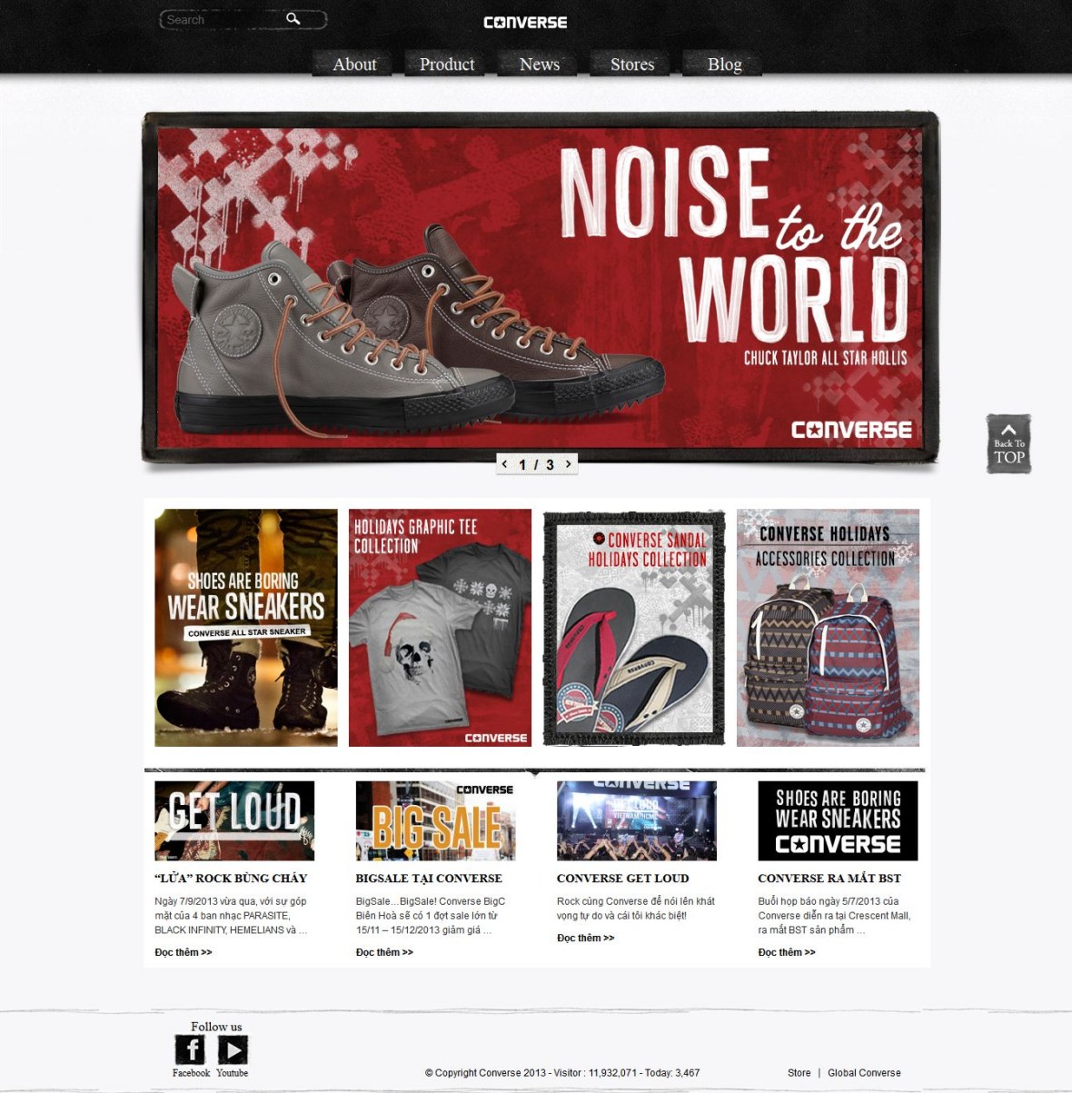 Converse Việt Nam ra mắt website mới Time Universal's Blog